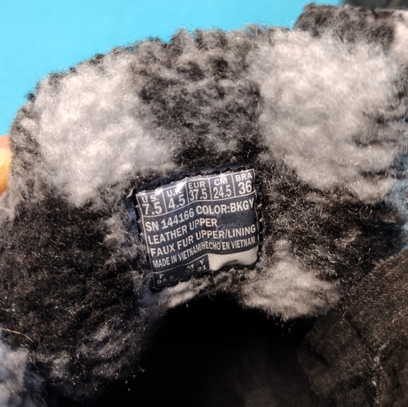 Skechers Black and White Plaid Ankle Booties - Picture 7 of 14